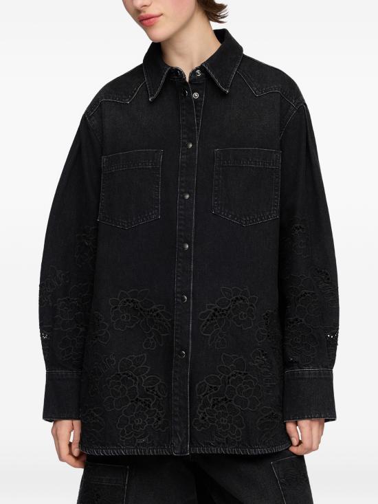 26FW 가니 셔츠 A1040313 055BLACKWASH - GANNI