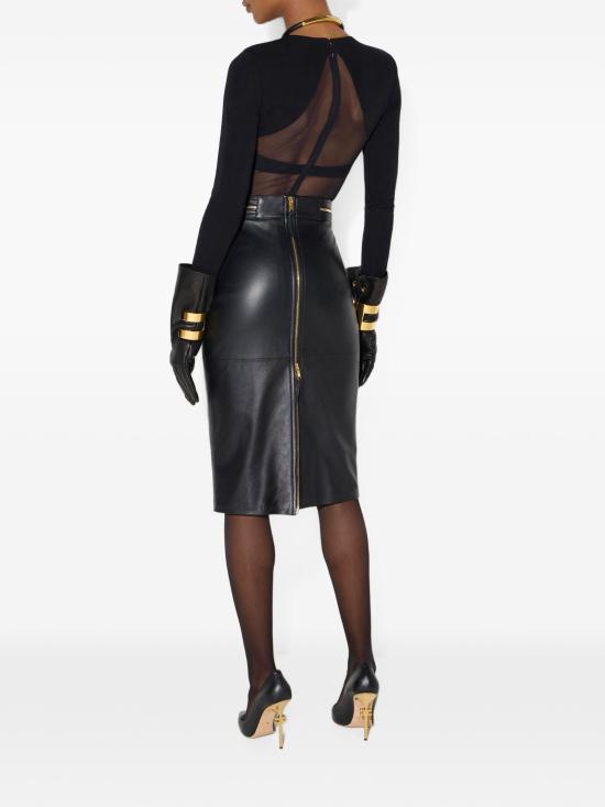 26FW 엘리자베타프랜치 롱 스커트 GP01Z66E2 110NERO - ELISABETTA FRANCHI