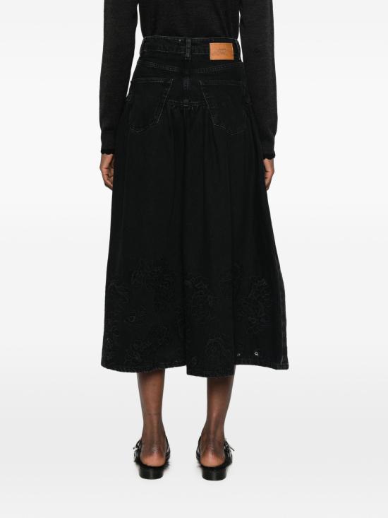 26FW 가니 미디 스커트 A1090261 055BLACKWASH - GANNI