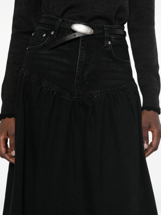 26FW 가니 미디 스커트 A1090261 055BLACKWASH - GANNI