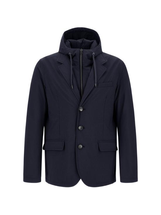 26FW 에르노 스트레치 컴포트 나일론 리조트 블레이저 GA00018UR12742S 9200BLUE
