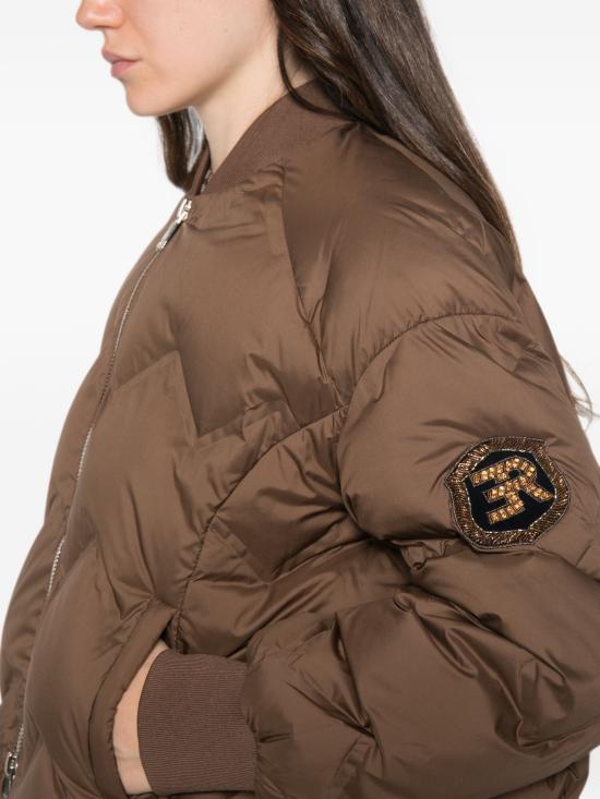 26FW 에르마노 숏패딩 D49EA005EX0 MFB76CACAO - ERMANNO