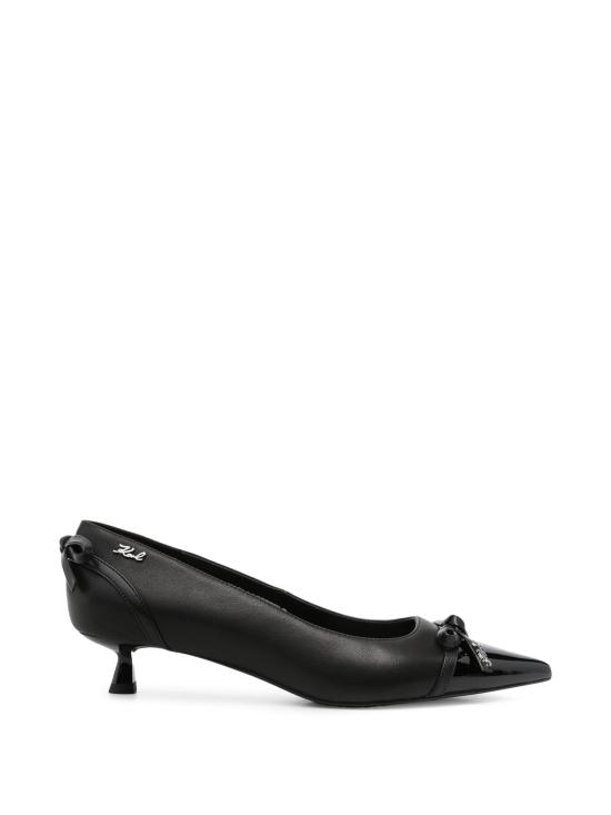 26FW 칼라거펠트 힐/펌프스 KL30119A 000BLACKLTHR