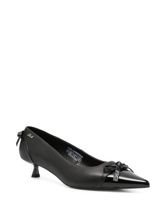 26FW 칼라거펠트 힐/펌프스 KL30119A 000BLACKLTHR - KARL LAGERFELD