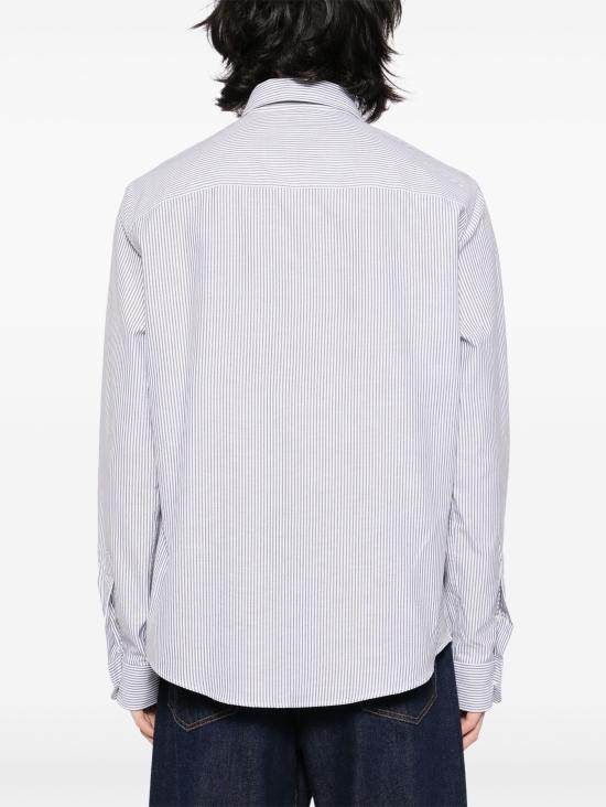 26FW 아미 ADC버튼 다운 셔츠 BFUSH063CO0087 039NOIRBLANC - AMI