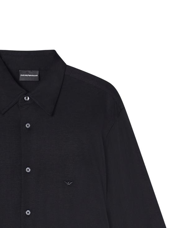 26FW 엠포리오 아르마니 긴팔 셔츠 EM004604AF10017 UC001BLACKBEA - EMPORIO ARMANI