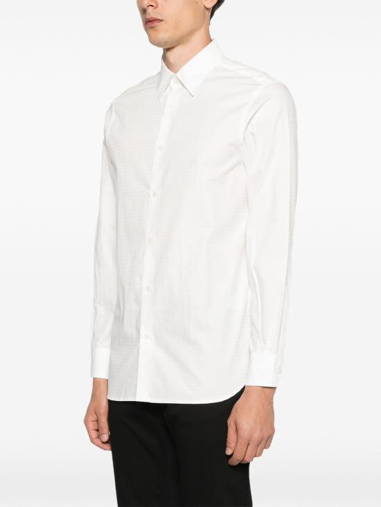 26FW 엠포리오 아르마니 긴팔 셔츠 EM001537AF18123 F0136OFFWHITE - EMPORIO ARMANI
