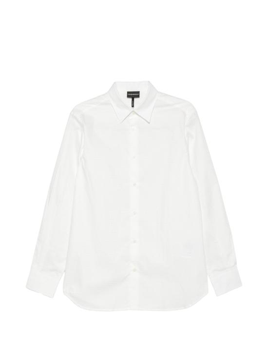26FW 엠포리오 아르마니 긴팔 셔츠 EM001537AF18123 F0136OFFWHITE