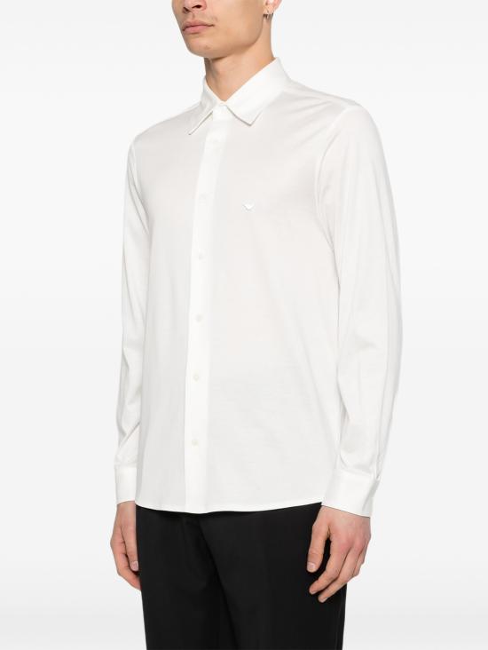 26FW 엠포리오 아르마니 긴팔 셔츠 EM004604AF10017 U0003OFFWHITE - EMPORIO ARMANI