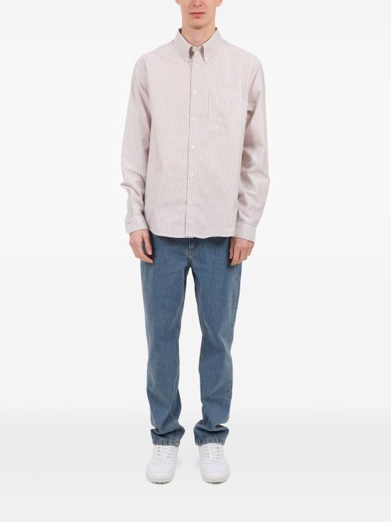 26FW 아페쎄 X 아식스 긴팔 셔츠 COHOCH12651 CABCAMEL - A.P.C. X ASICS
