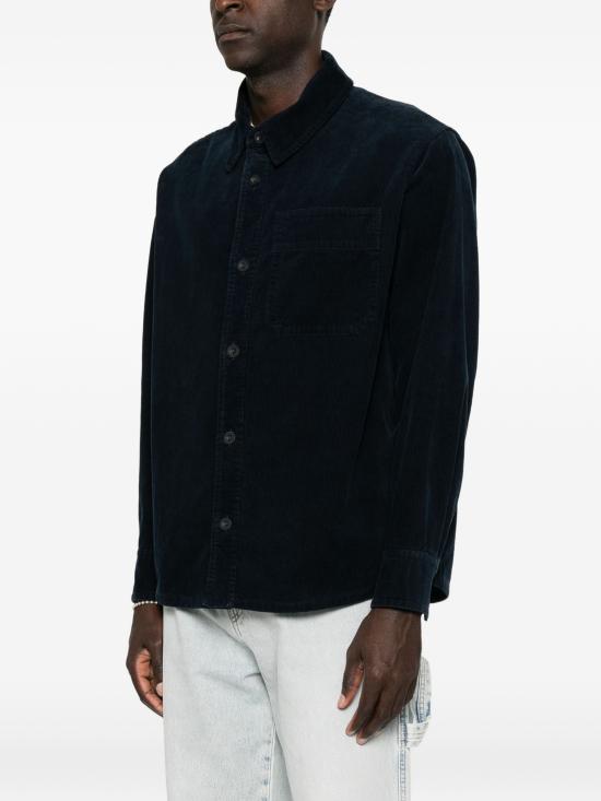 26FW 아페쎄 X 아식스 긴팔 셔츠 COHQWH02810 IAKDARKNAVY - A.P.C. X ASICS
