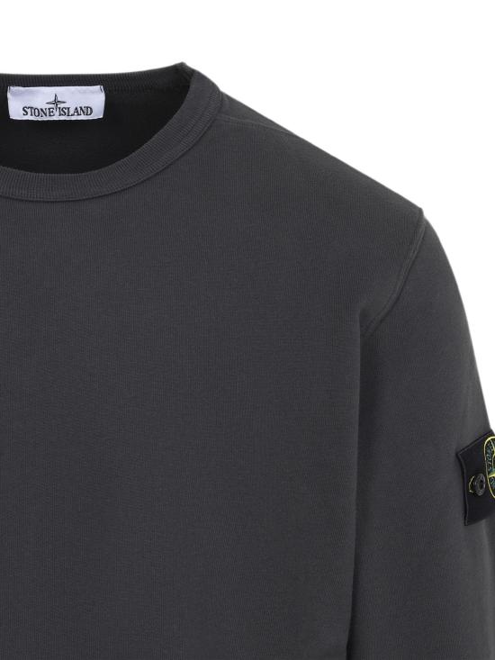 26FW 스톤 아일랜드 60120 코튼 플리스 스웨트셔츠 L2S156100049S0A20 V0062LEADGREY - STONE ISLAND