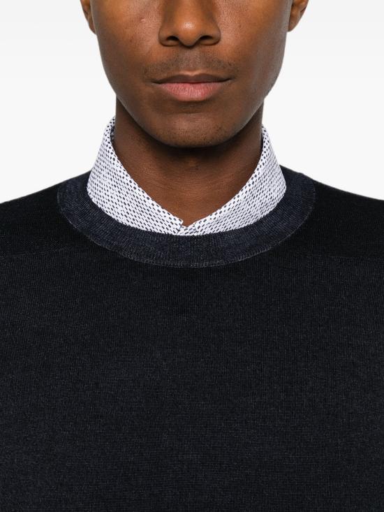 26FW 엠포리오 아르마니 스웨터 EM006263AF29805 UB109DARKNAVY - EMPORIO ARMANI