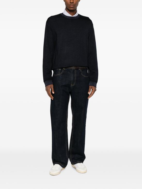 26FW 엠포리오 아르마니 스웨터 EM006263AF29805 UB109DARKNAVY - EMPORIO ARMANI