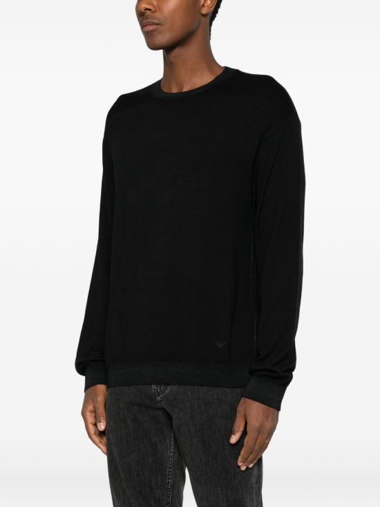 26FW 엠포리오 아르마니 스웨터 EM006263AF29805 UC001BLACK - EMPORIO ARMANI