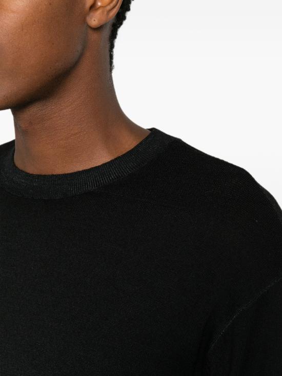 26FW 엠포리오 아르마니 스웨터 EM006263AF29805 UC001BLACK - EMPORIO ARMANI