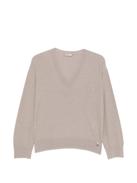 26FW 에르노 시퀸 장식 V넥 스웨터 MV00011DR70341 1985CHANTILLY