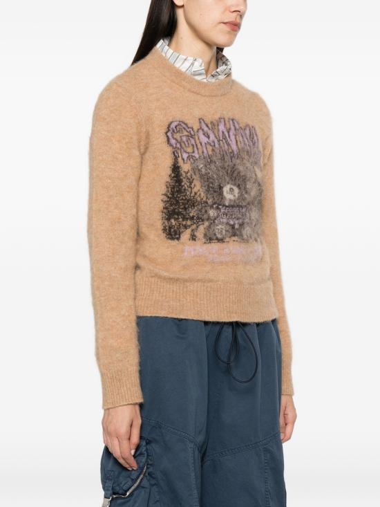 26FW 가니 스웨터 A1150055 118CAMEL - GANNI