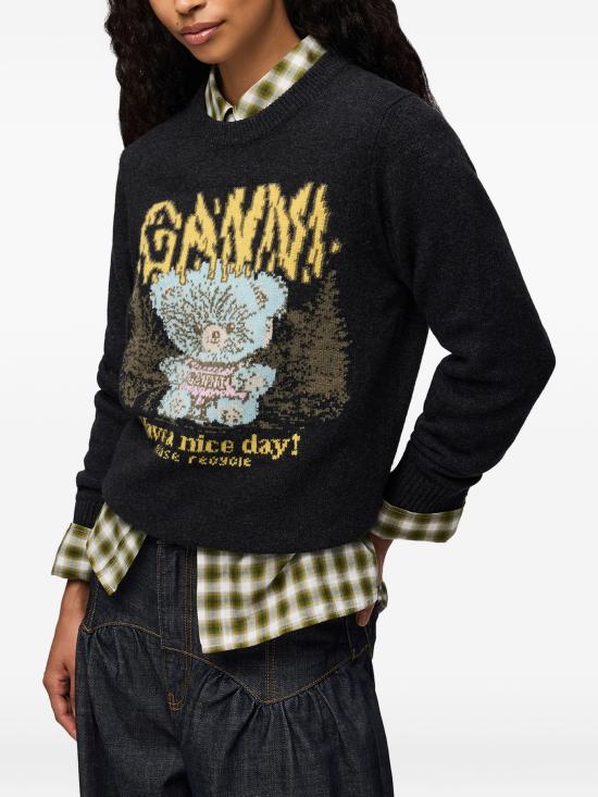 26FW 가니 스웨터 A1150058 252PHANTOM - GANNI