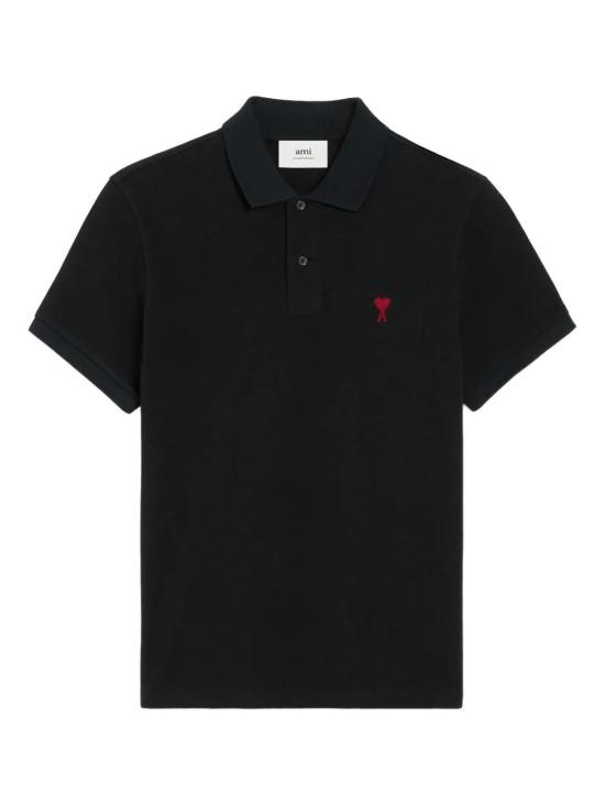 26FW 아미 스몰 하트 로고 폴로 셔츠 BFUPL001760 001NOIR