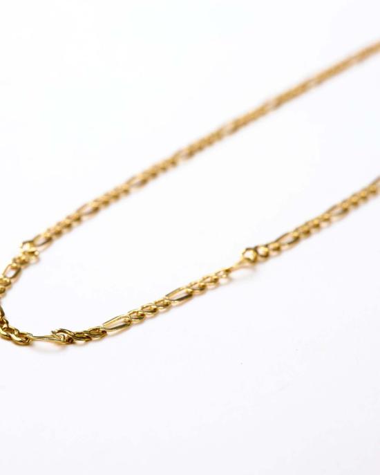  Their Studios 네크리스 Harlow Figaro 체인 목걸이 14K 솔리드 골드