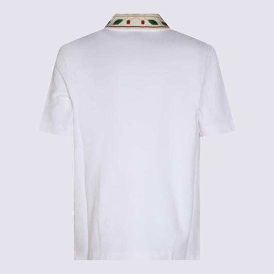  카사블랑카 폴로 티셔츠 15836085747998 WHITE - CASABLANCA