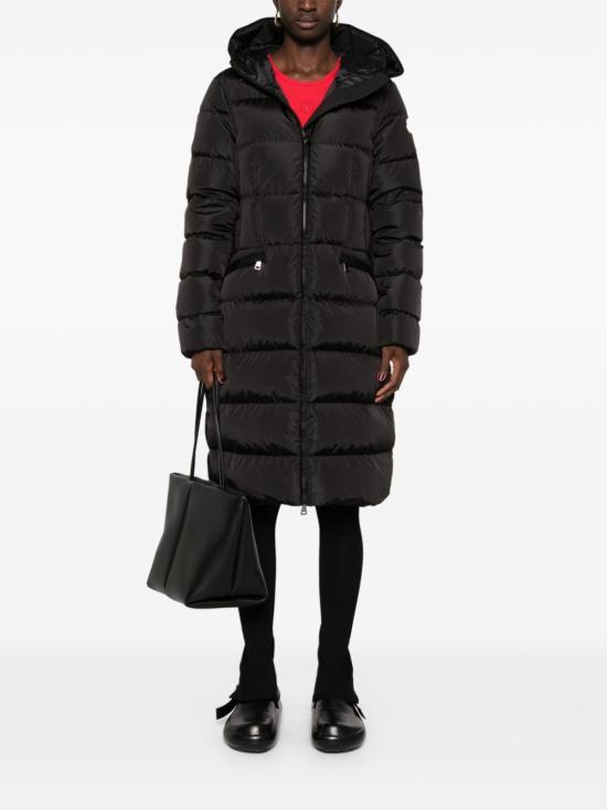 26FW 몽클레어 아보세트 후드 롱 다운 재킷 1C00042 539ZD 999 BLACK DOM - MONCLER