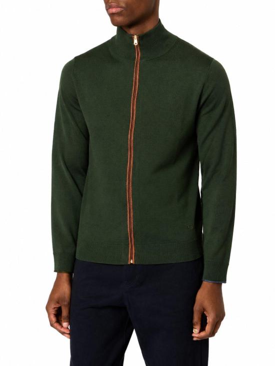 26FW 폴 스미스 집업 니트 M2RA057W22827 38 BOTTLE GREEN - PAUL SMITH