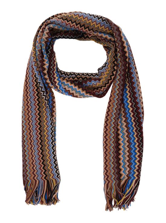 26FW 미소니 머플러/스카프 SC47WMUA7740002 Brown - MISSONI