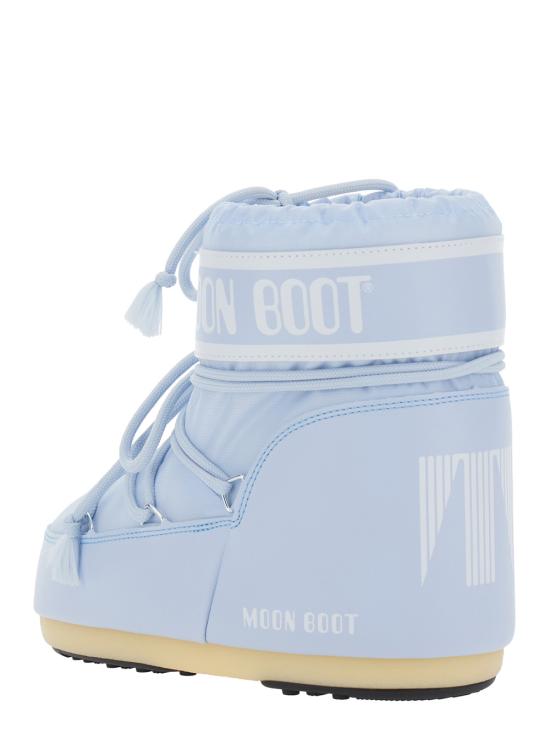26FW 문부츠 아이콘 나일론 로우 부츠 80D1409340K014 Light blue - MOON BOOT