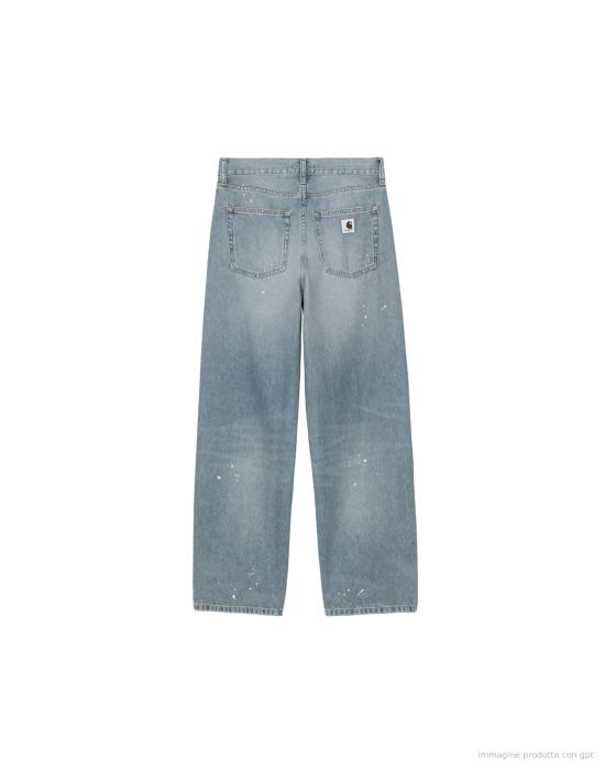 26FW 칼하트 WIP 데님 팬츠 I037026 01EJ BLUE DOM - CARHARTT WIP