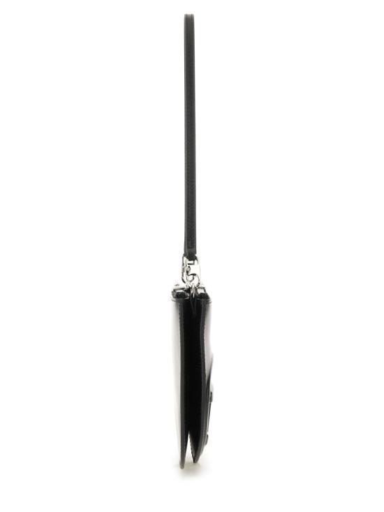 26SS 디젤 1DR 트윈-더블-파우치 프린티드 레더 숄더백 X10330 PR818T8013 BLACK - DIESEL