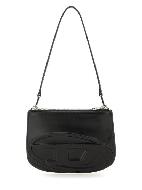 26SS 디젤 1DR 트윈-더블-파우치 프린티드 레더 숄더백 X10330 PR818T8013 BLACK - DIESEL
