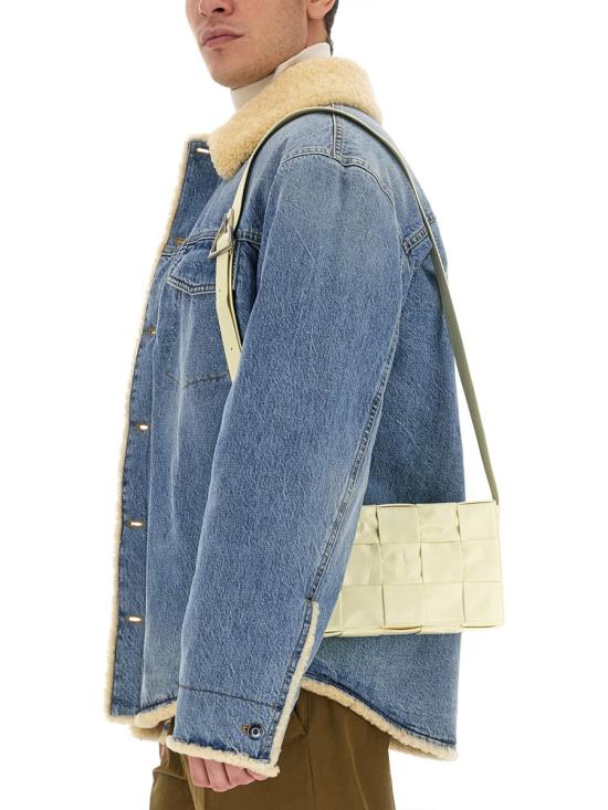  보테가베네타 레더 카세트백 667298 VCQ717407 BEIGE - BOTTEGA VENETA