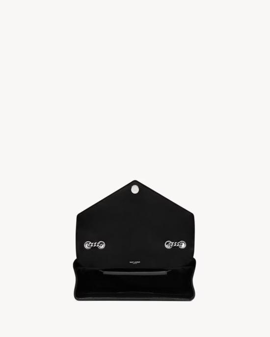 26FW 생로랑 숄더백 ULT 009708 NOIR ARGENT TU BLACK - SAINT LAURENT