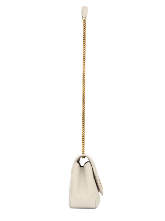 26SS 생로랑 루루 마틀라세 램스킨 미디움 숄더백 801439 AAEAX9207 WHITE - SAINT LAURENT