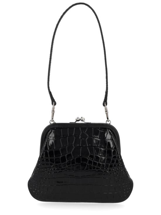 26SS 비비안웨스트우드 클라스프 클로저 비비안 숄더백 4B01001BW L0098N401 BLACK