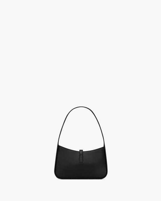 25FW 생로랑 LE 5 A 7 미니 호보백 ULT 007812 NOIR TU BLACK - SAINT LAURENT