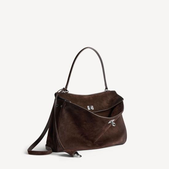26FW 발렌시아가 숄더백 ULT 009670 MARRON TU BROWN - BALENCIAGA