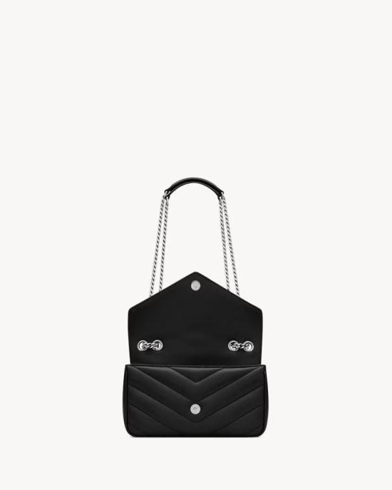  생로랑 루루 스몰 숄더백 ULT 009705 ARGENT TU BLACK - SAINT LAURENT