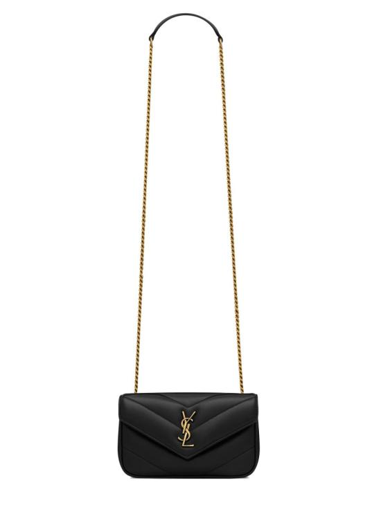 26SS 생로랑 루루 미니 램스킨 821749 AAEAX1000 BLACK