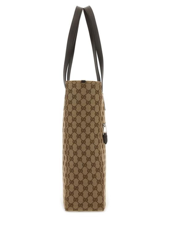 25FW 구찌 GG 캔버스 미디움 토트백 834796 FAEPS9752 BROWN - GUCCI
