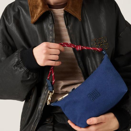 26FW 미우미우 숄더백 ULT 010460 BLEU TU NAVY - MIU MIU