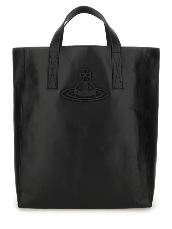  비비안웨스트우드 토트백 4D02000BU L00ANN401 BLACK - VIVIENNE WESTWOOD