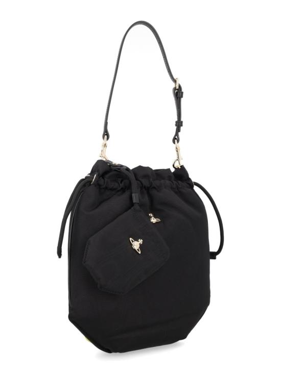 26SS 비비안웨스트우드 유틸리티 드로스트링 파우치 셋트 숄더백 57010007U W01F4N401 BLACK - VIVIENNE WESTWOOD