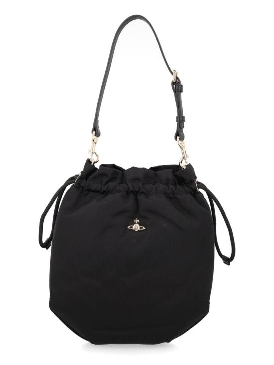 26SS 비비안웨스트우드 유틸리티 드로스트링 파우치 셋트 숄더백 57010007U W01F4N401 BLACK - VIVIENNE WESTWOOD