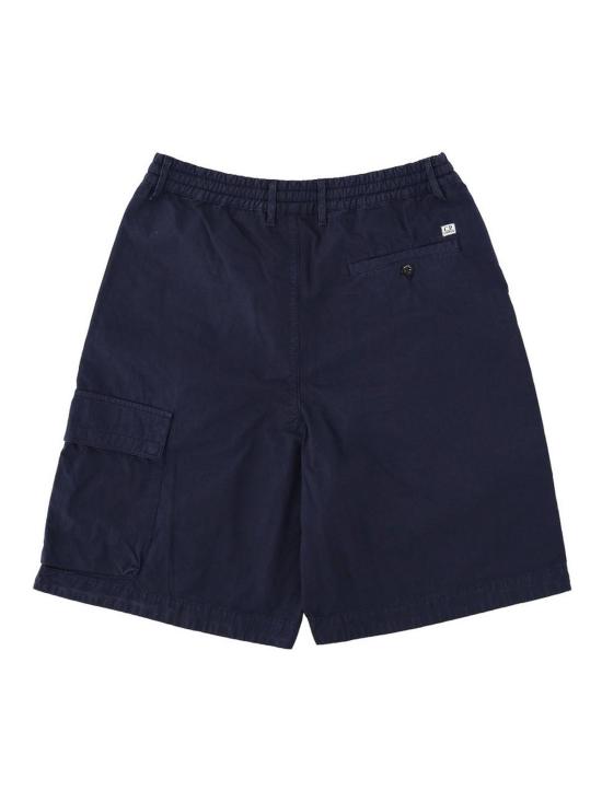 26SS 씨피 컴퍼니 스트레치 사틴 카고 렌즈 쇼츠 20CMBE127A 110325G 889 MIDNIGHT NAVY DOM - C.P. COMPANY