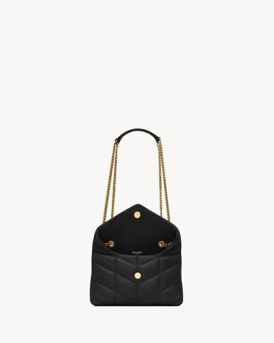 26FW 생로랑 숄더백 ULT 009713 NOIR OR TU BLACK - SAINT LAURENT