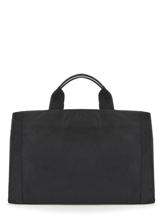  돌체앤가바나 Nylon holdall with rubberized logo 백 BM2125 AG1828B956 BLACK - DOLCE & GABBANA