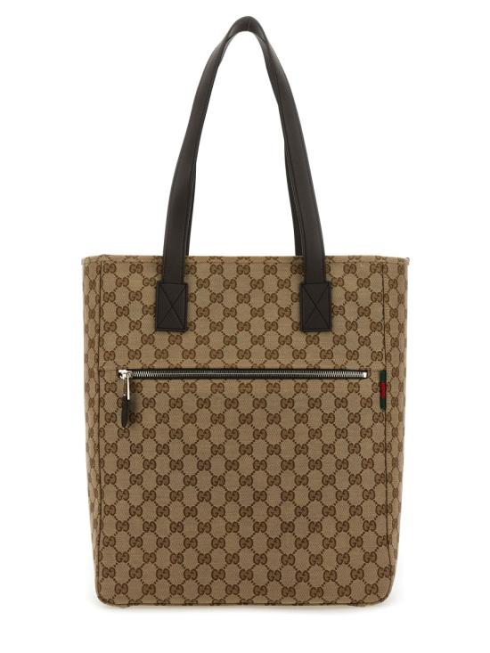 25FW 구찌 GG 캔버스 미디움 토트백 834796 FAEPS9752 BROWN - GUCCI